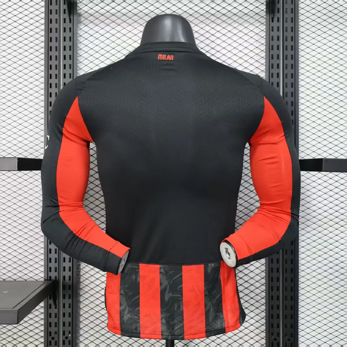 2025 2026 player version long ac milan home football shirt 2