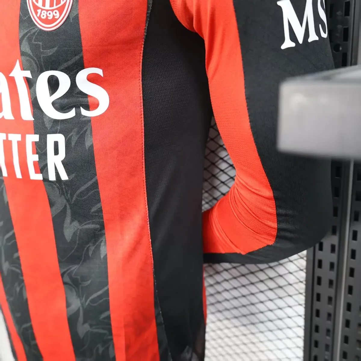 2025 2026 player version long ac milan home football shirt 9