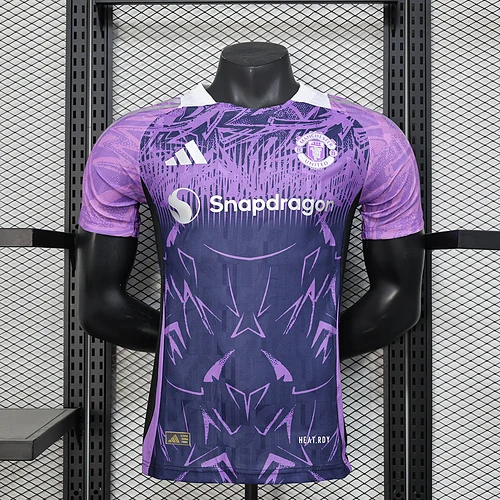 2025 2026 player version m u special edition purple football shirt 1