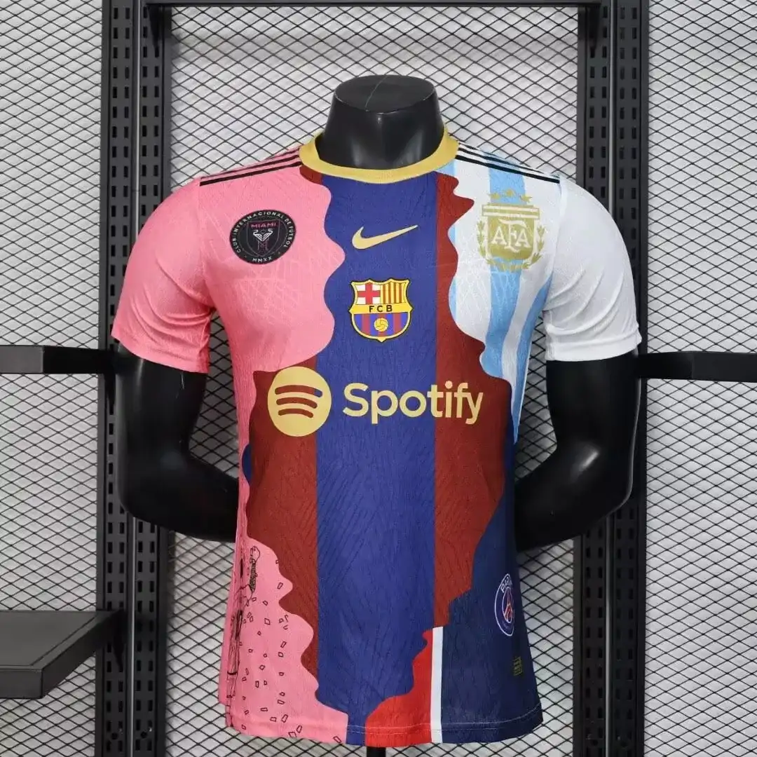 2025 2026 players messi commemorative edition soccer jersey miami argentina barcelona 1