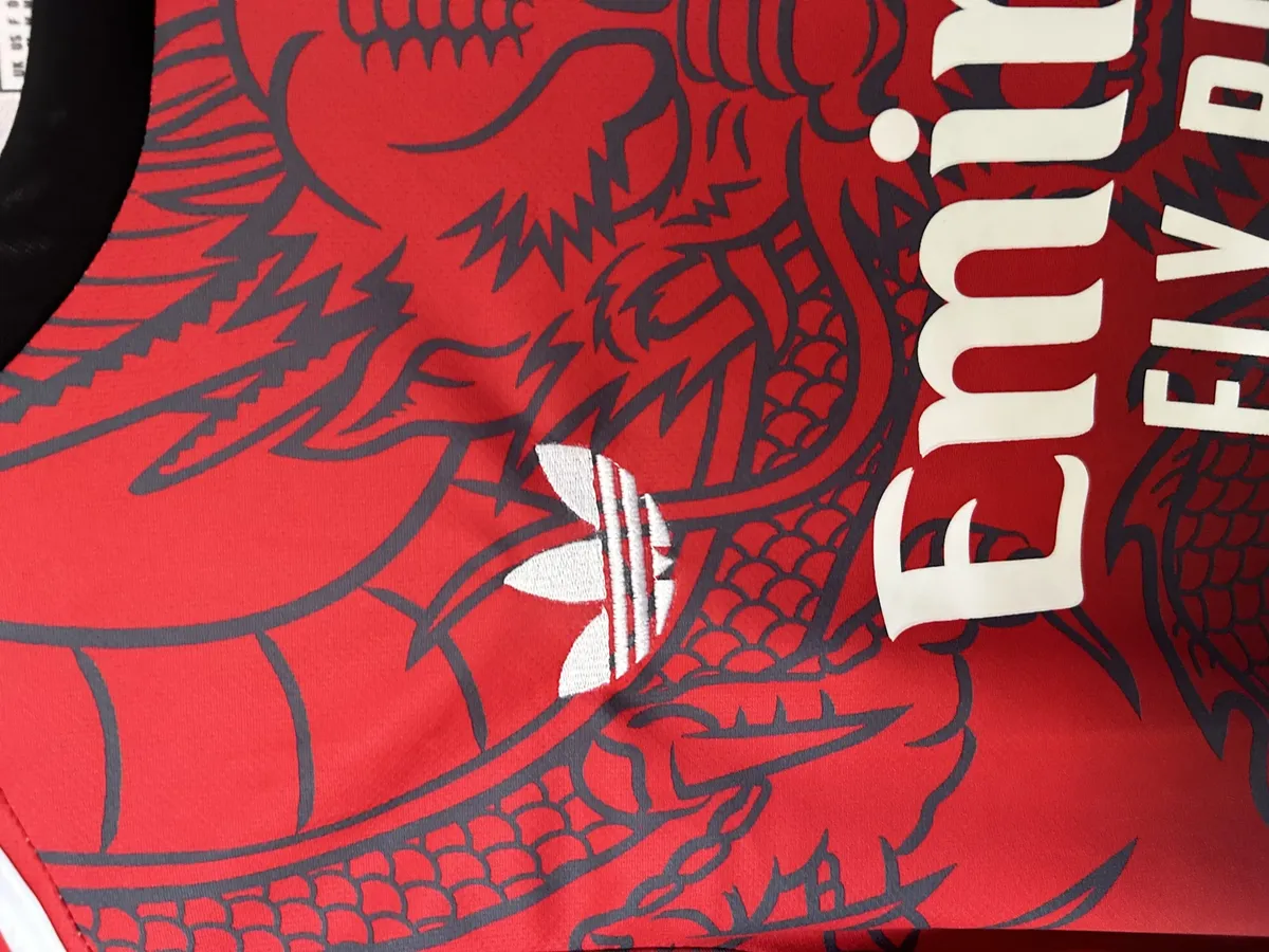 2025 2026 real madrid dragon edition red soccer jersey 6