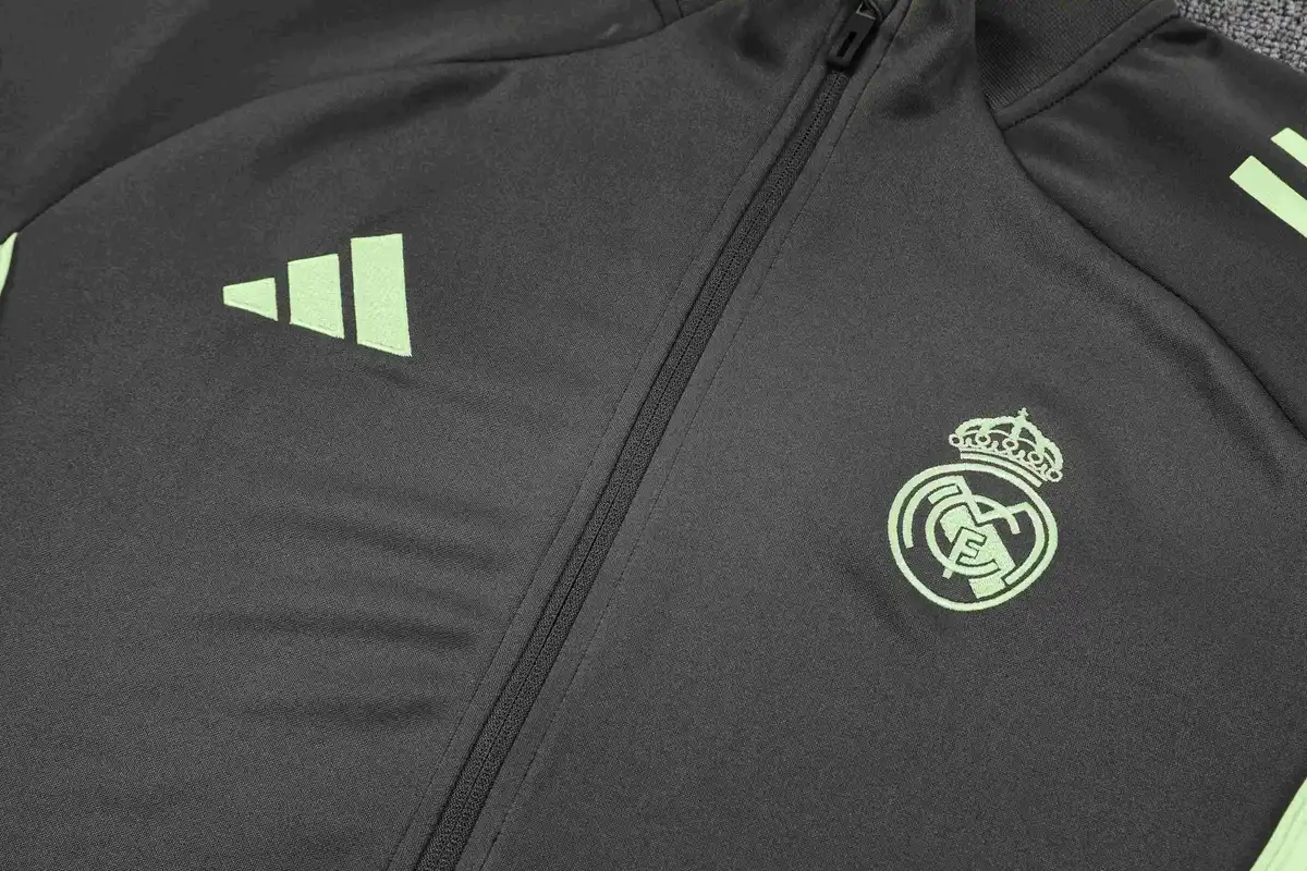 2025 2026 real madrid long zip jacket training suit jersey set 4