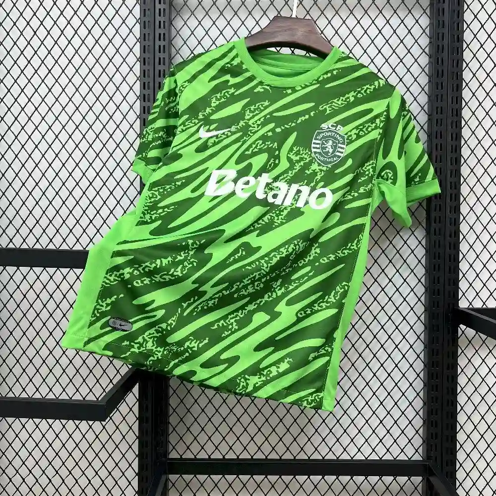2025 2026 sporting lisbon soccer jersey goalkeeper 1