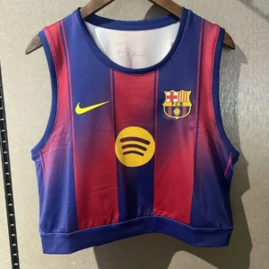 2025 2026 women s size barcelona football yoga vest 1