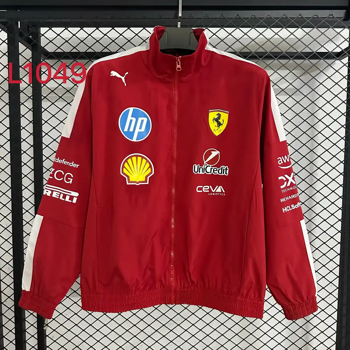 2025 ferrari racing suit long zipped jacket windbreaker 1