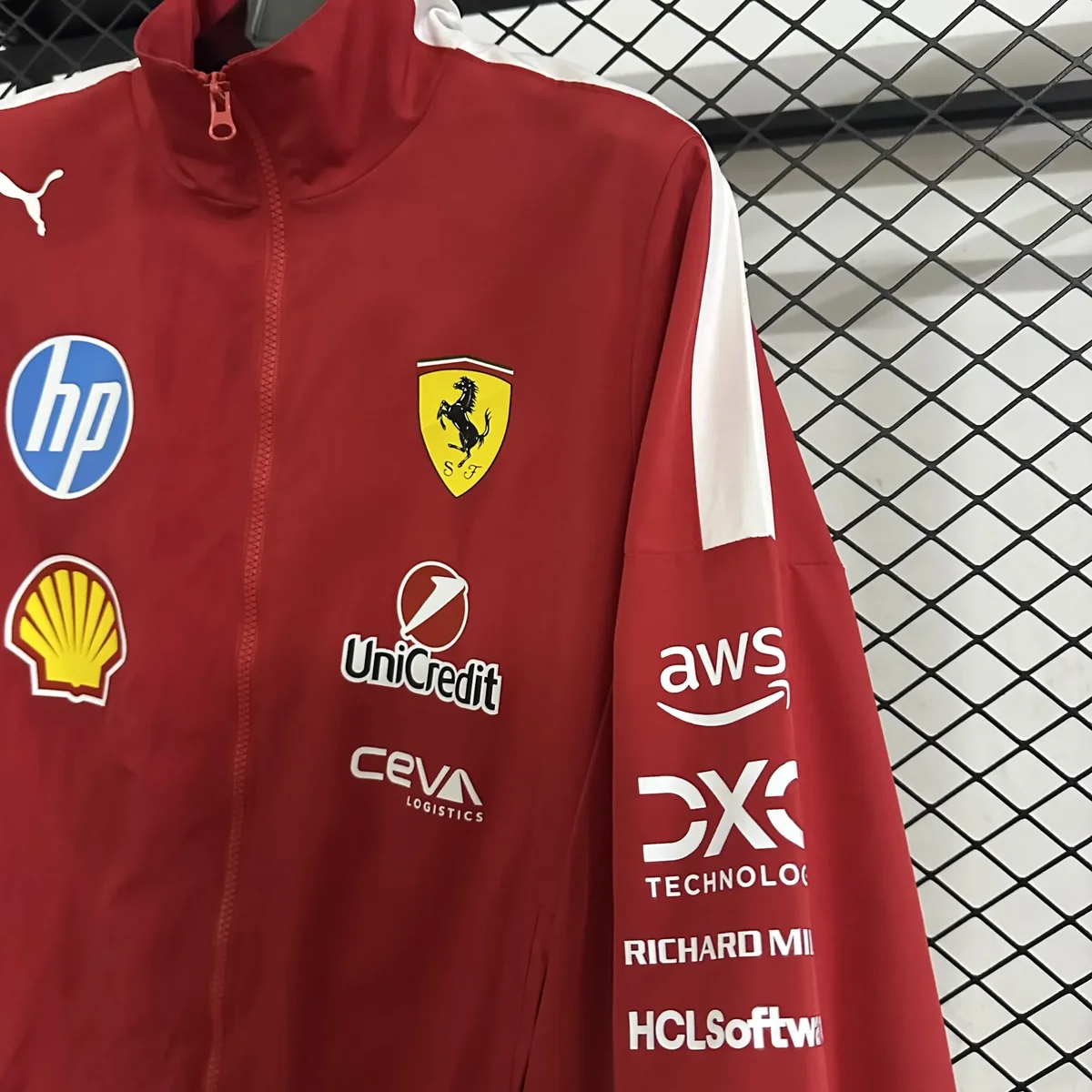 2025 ferrari racing suit long zipped jacket windbreaker 6