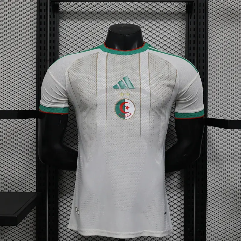 2026 player algeria home football shirt with 2 stars 1