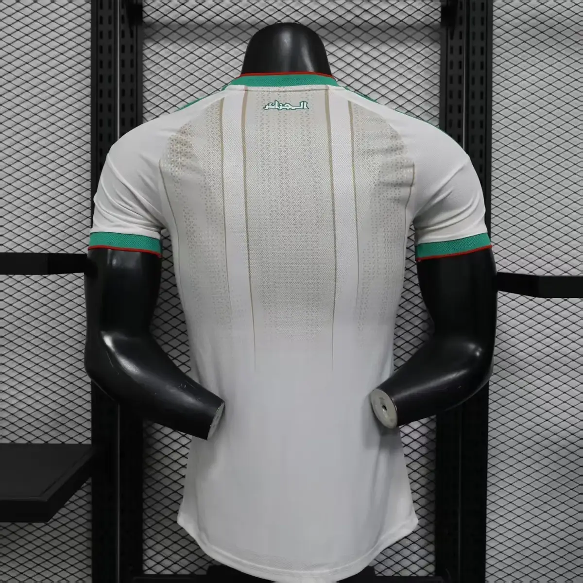 2026 player algeria home football shirt with 2 stars 2