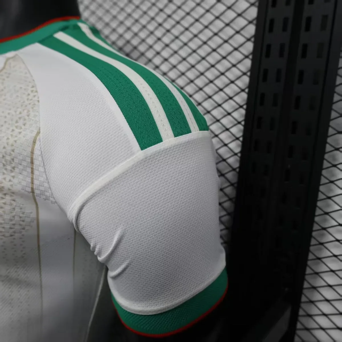 2026 player algeria home football shirt with 2 stars 6