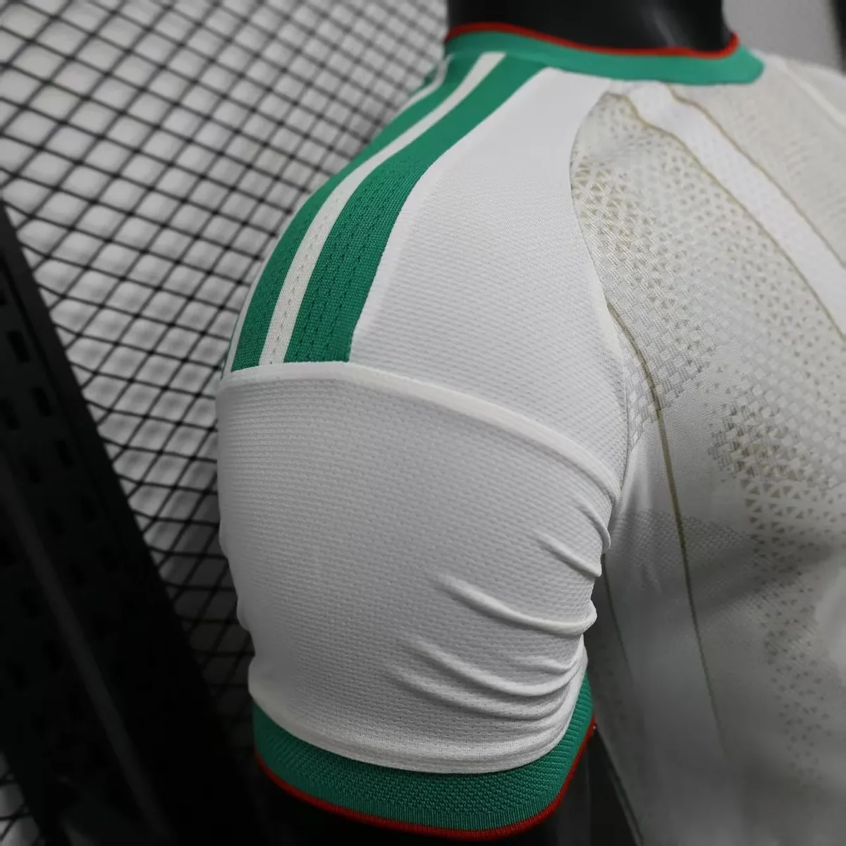 2026 player algeria home football shirt with 2 stars 7