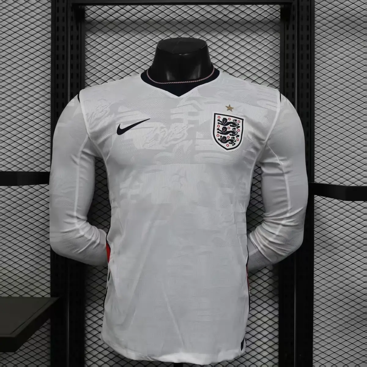 2026 player long sleeve england home football shirt 1