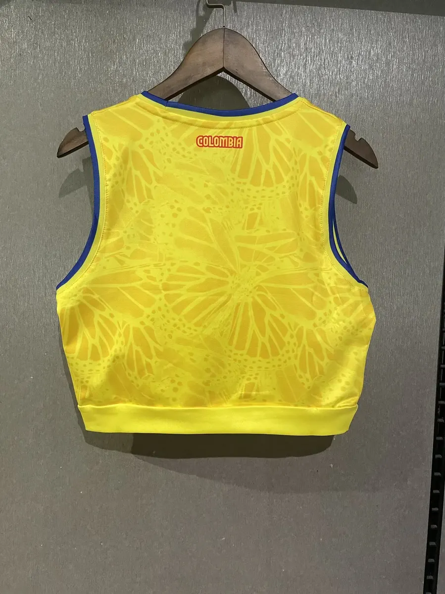 2026 women s size colombia football yoga vest 2