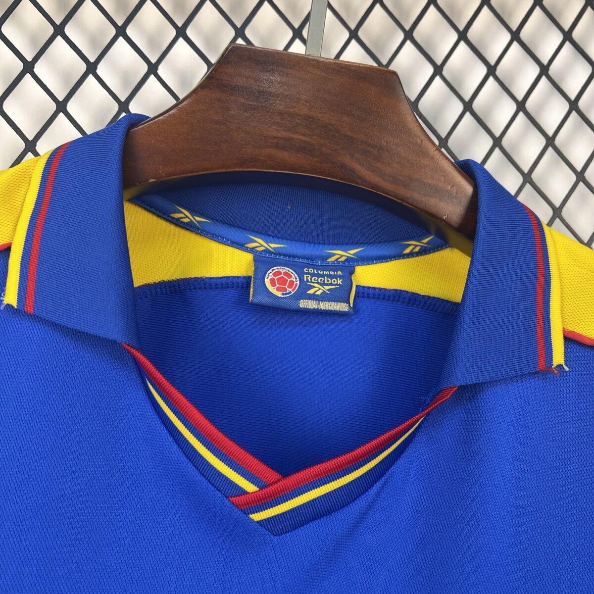 1998 Retro Colombia Away Football Shirt 1:1 Thai Quality - Image 3