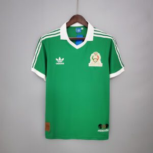 1986 Retro Mexico Home Soccer Jersey