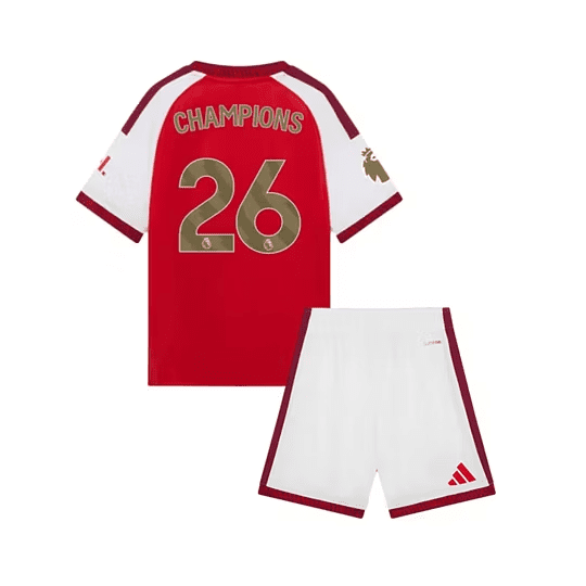 Kids Arsenal 26/27 Premier League Champions Home Kit