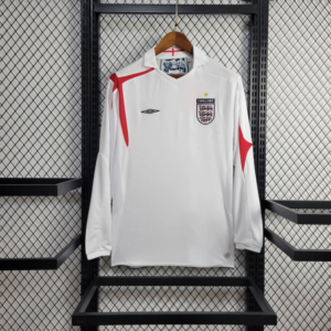 2006 Retro Long Sleeve England Home Football Shirt 1:1 Thai Quality