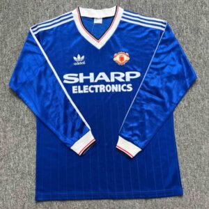 1982/1983 Retro Long Sleeve Manchester United Away Football shirt 1:1 Thai Quality