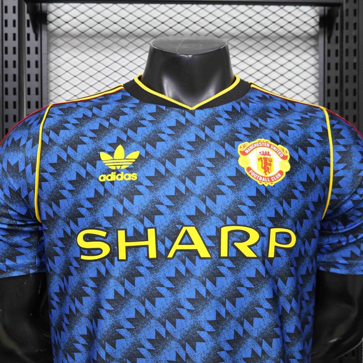 1990/1992 Retro Player Manchester United Second Away Football Shirt 1:1 Thai Quality - Image 3