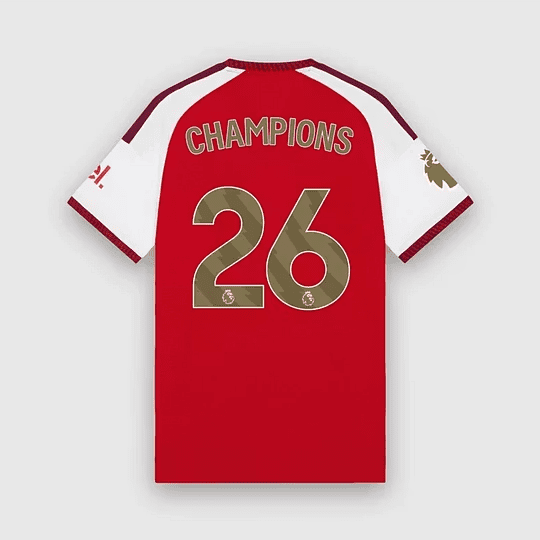 26/27 Player Version Arsenal Premier League Champions Home Kit