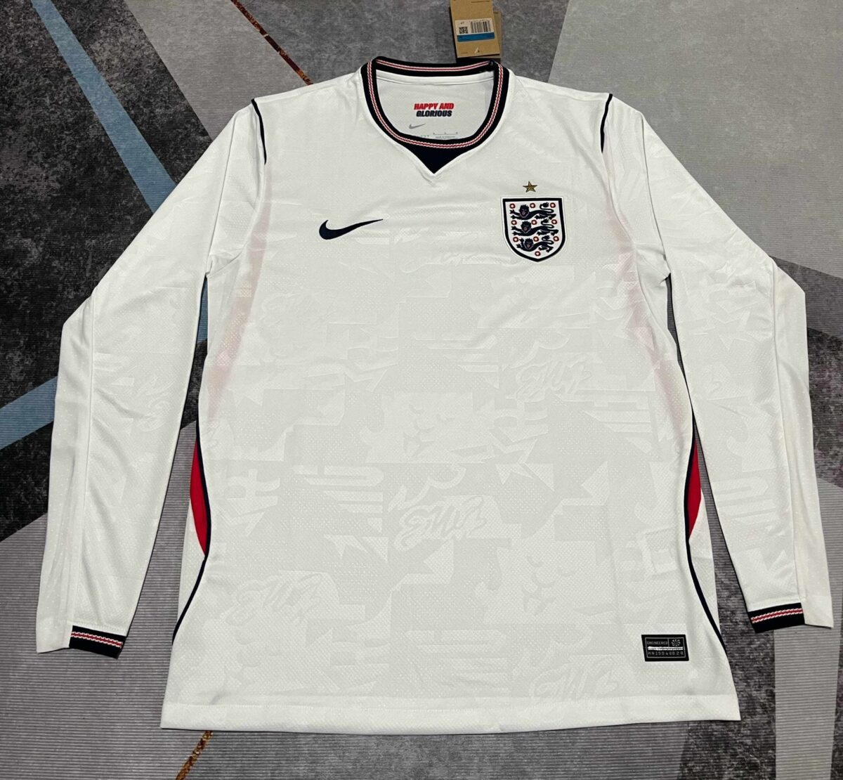 2026/2027 Long Sleeve England Home Football Shirt 1:1 Thai Quality
