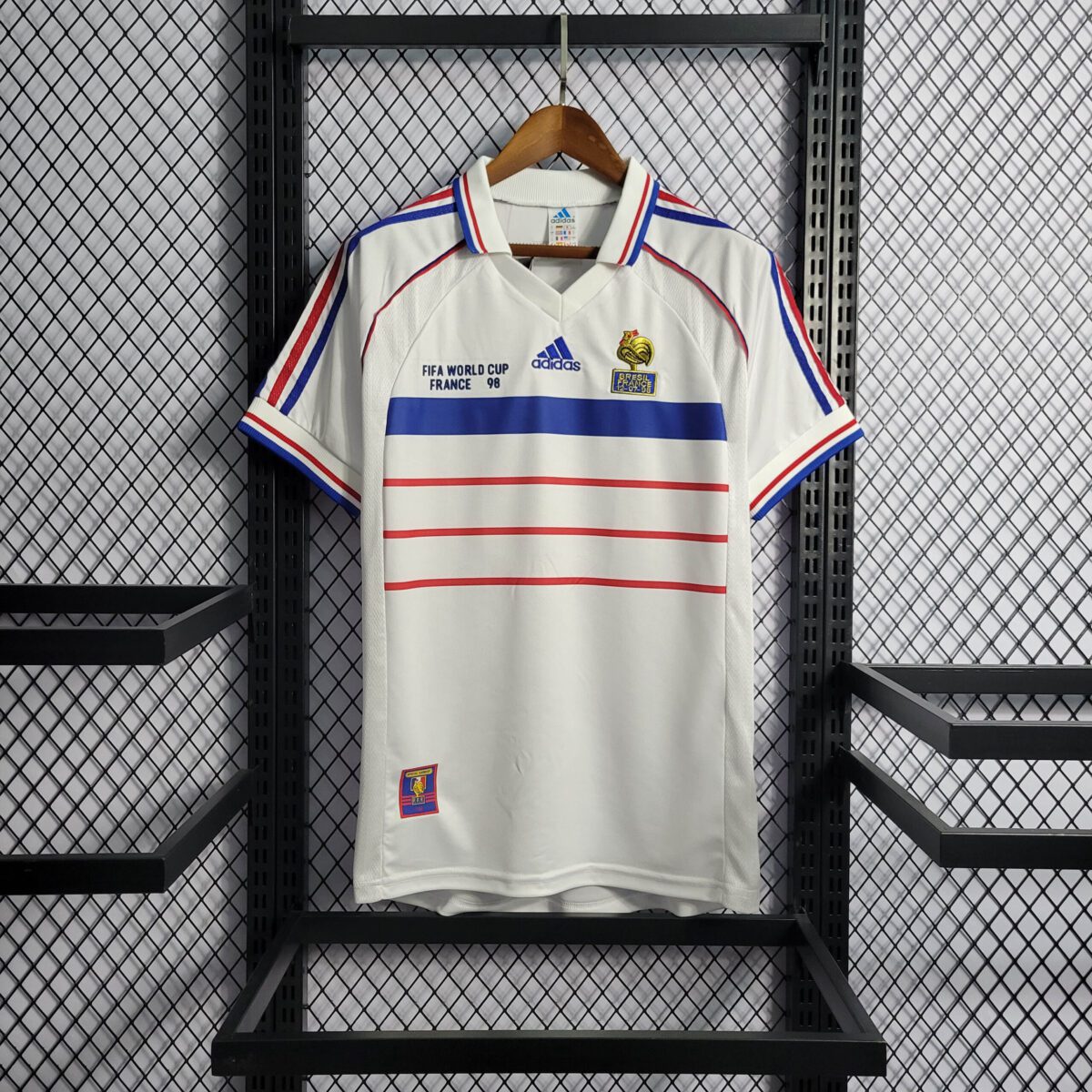 1998 Retro France Away Football Shirt 1:1 Thai Quality
