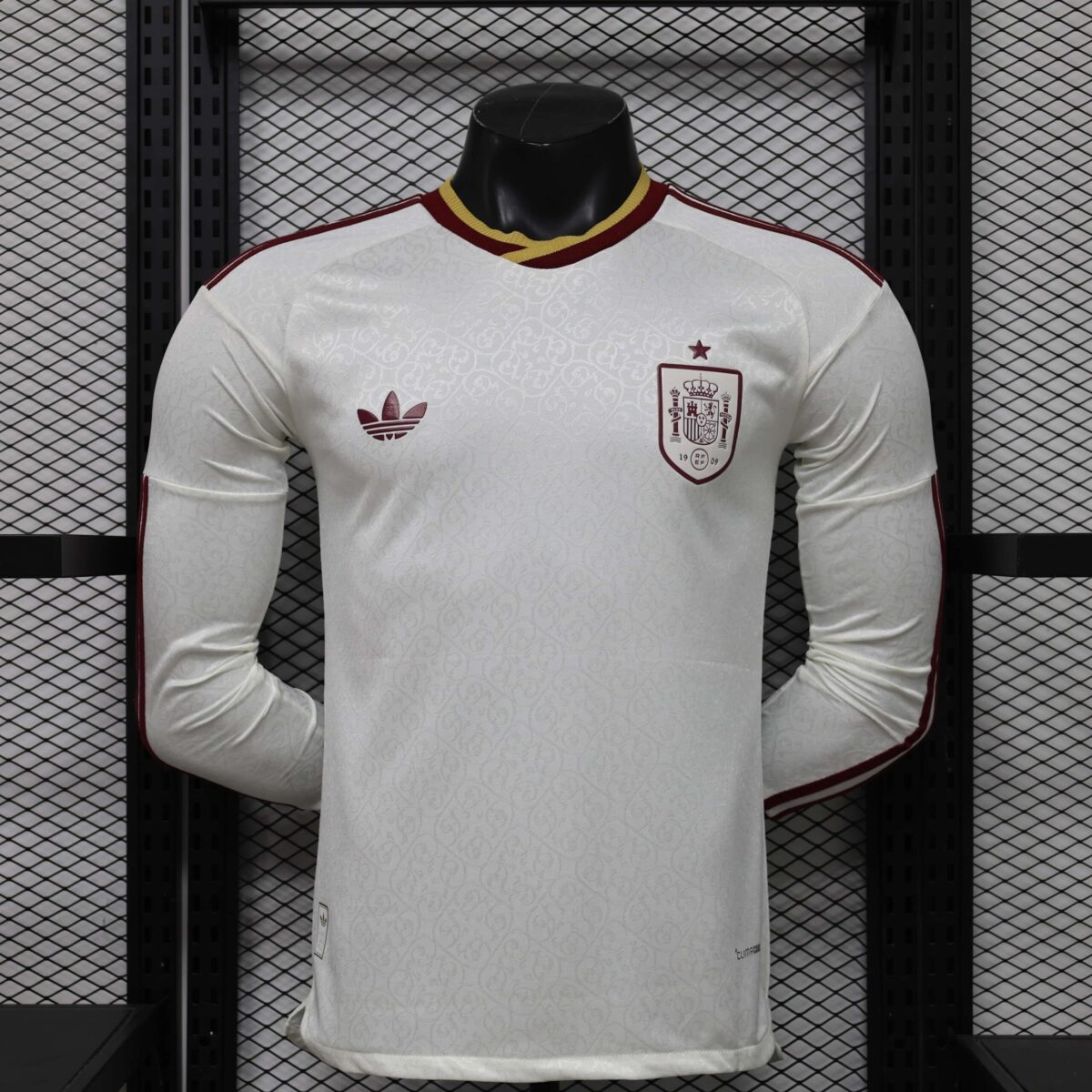 2026 Long Sleeve Player Spain Away Football Shirt 1:1 Thai Quality