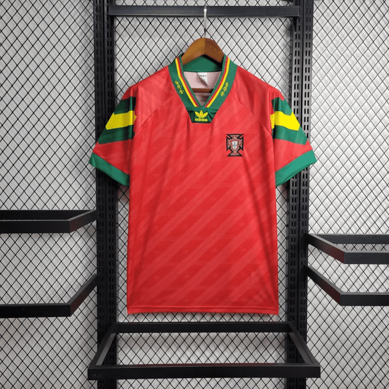 1992 Portugal Home Football Shirt 1:1 Thai Quality