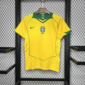 2004 Retro Brazil Home Soccer Jersey 1:1 Thai Quality