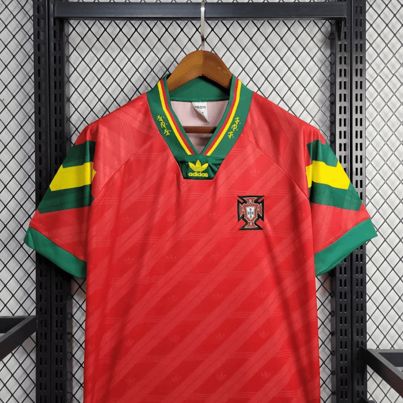 1992 Portugal Home Football Shirt 1:1 Thai Quality - Image 3