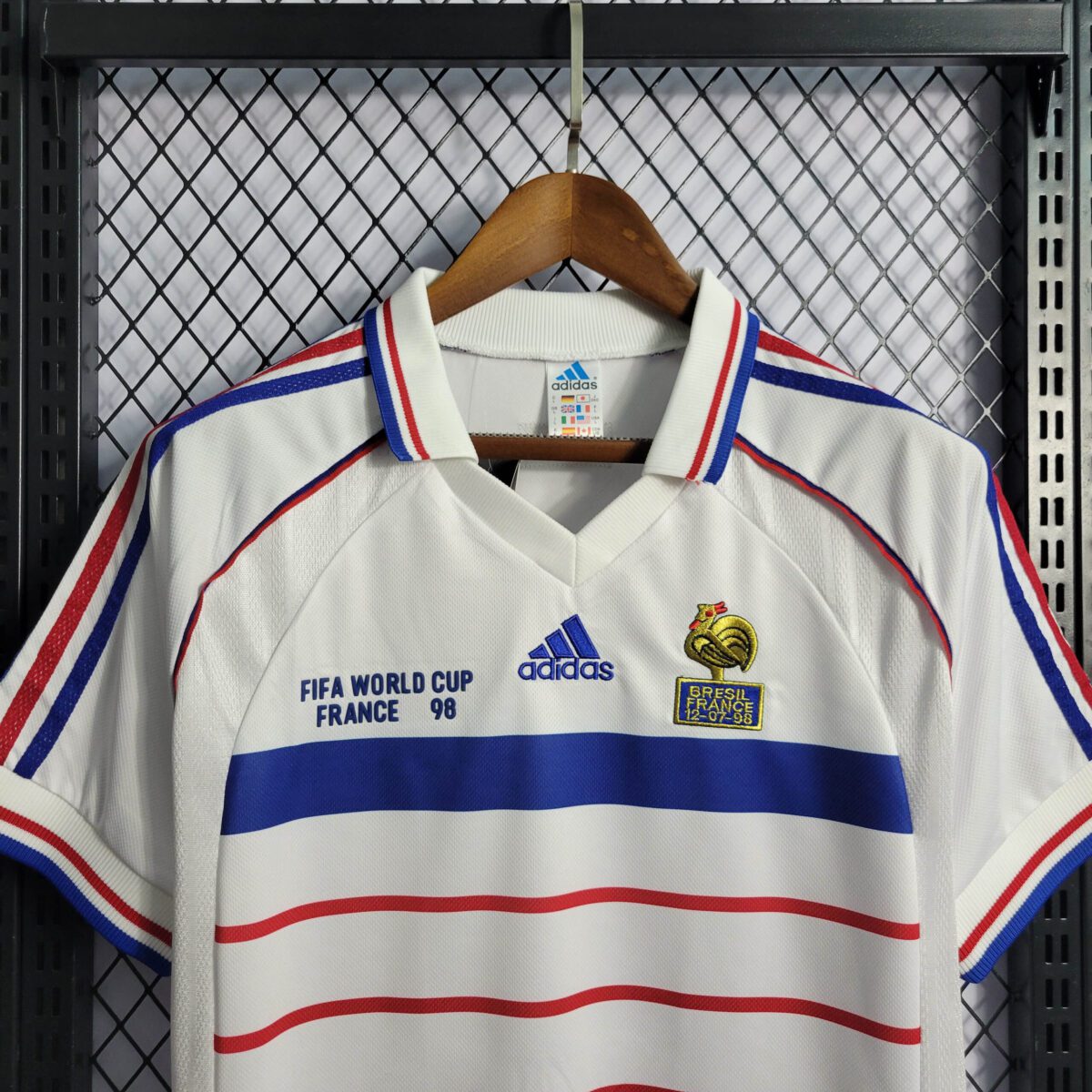 1998 Retro France Away Football Shirt 1:1 Thai Quality - Image 4