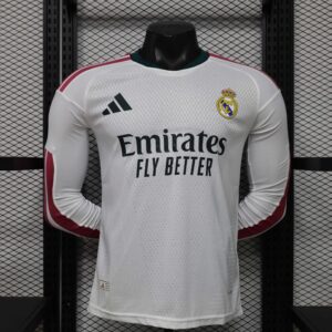 2026/2027 Long sleeves Player Real Madrid Home Football Shirt 1:1 Thai Quality
