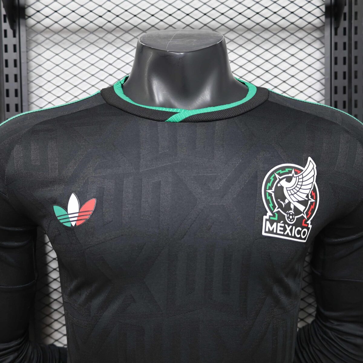 2026 Long Sleeve Player Mexico National Second Away Football Shirt 1:1 Thai Quality - Image 3