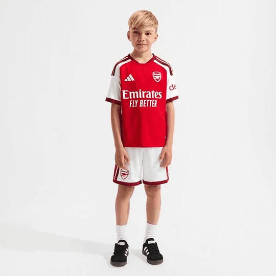 Kids Arsenal 26/27 Premier League Champions Home Kit - Image 2