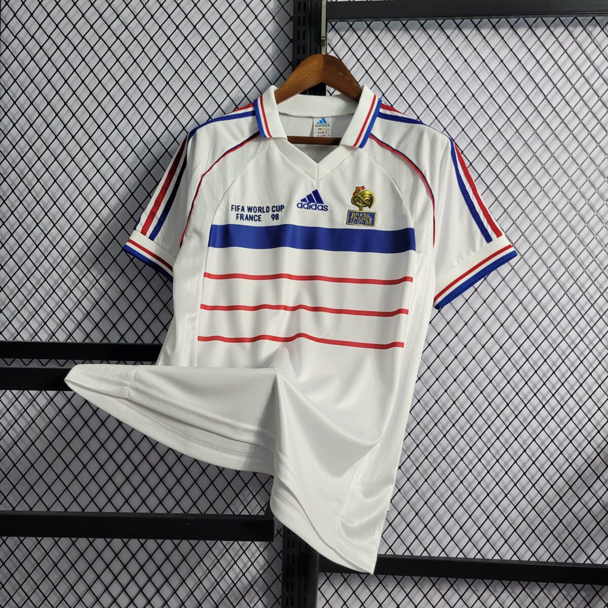 1998 Retro France Away Football Shirt 1:1 Thai Quality - Image 3
