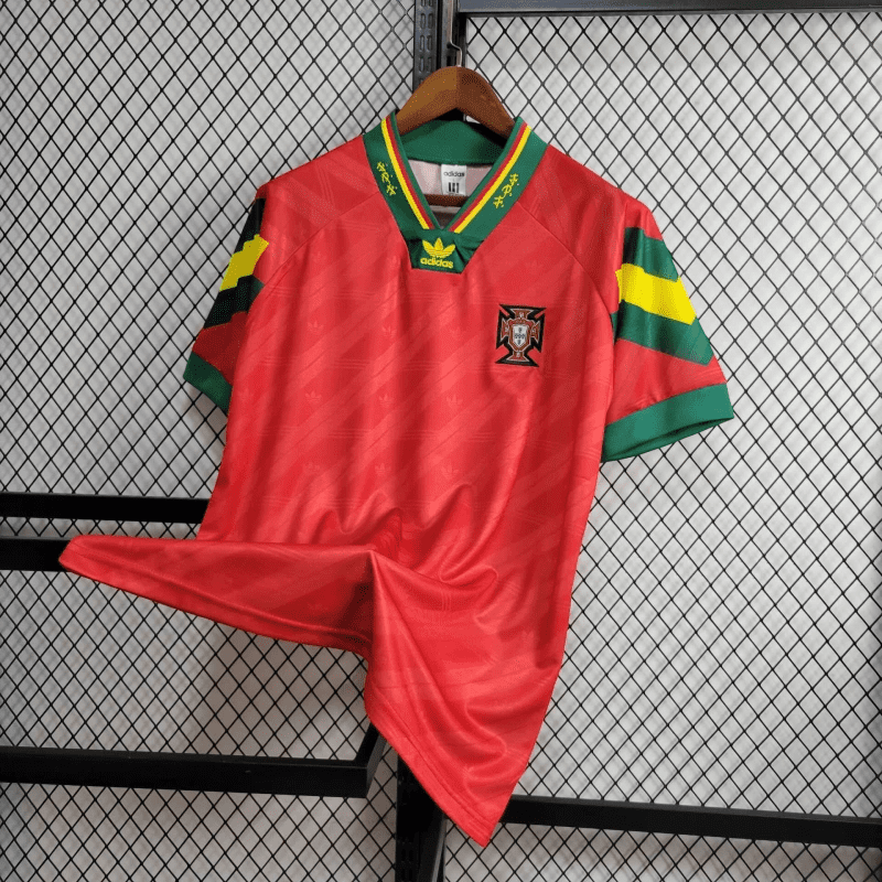 1992 Portugal Home Football Shirt 1:1 Thai Quality - Image 4