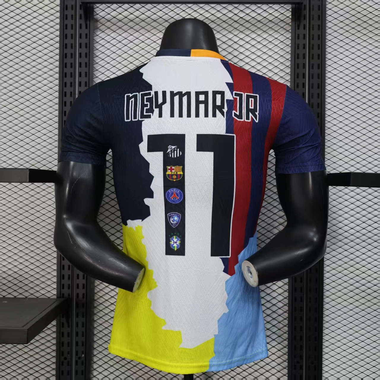 2025/2026 Players Neymar Commemorative Edition Soccer Jersey Barcelona & PSG & Brazil - Image 2