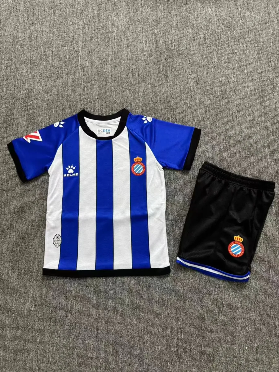 RCD Espanyol 2026/2027 Kids Size Home Football Shirt 1:1 Thai Quality