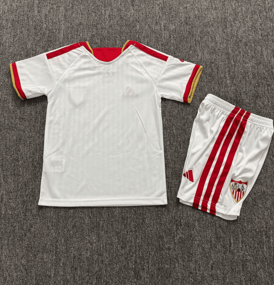 Sevilla 2026/2027 Kids Home Football Shirt - Image 2