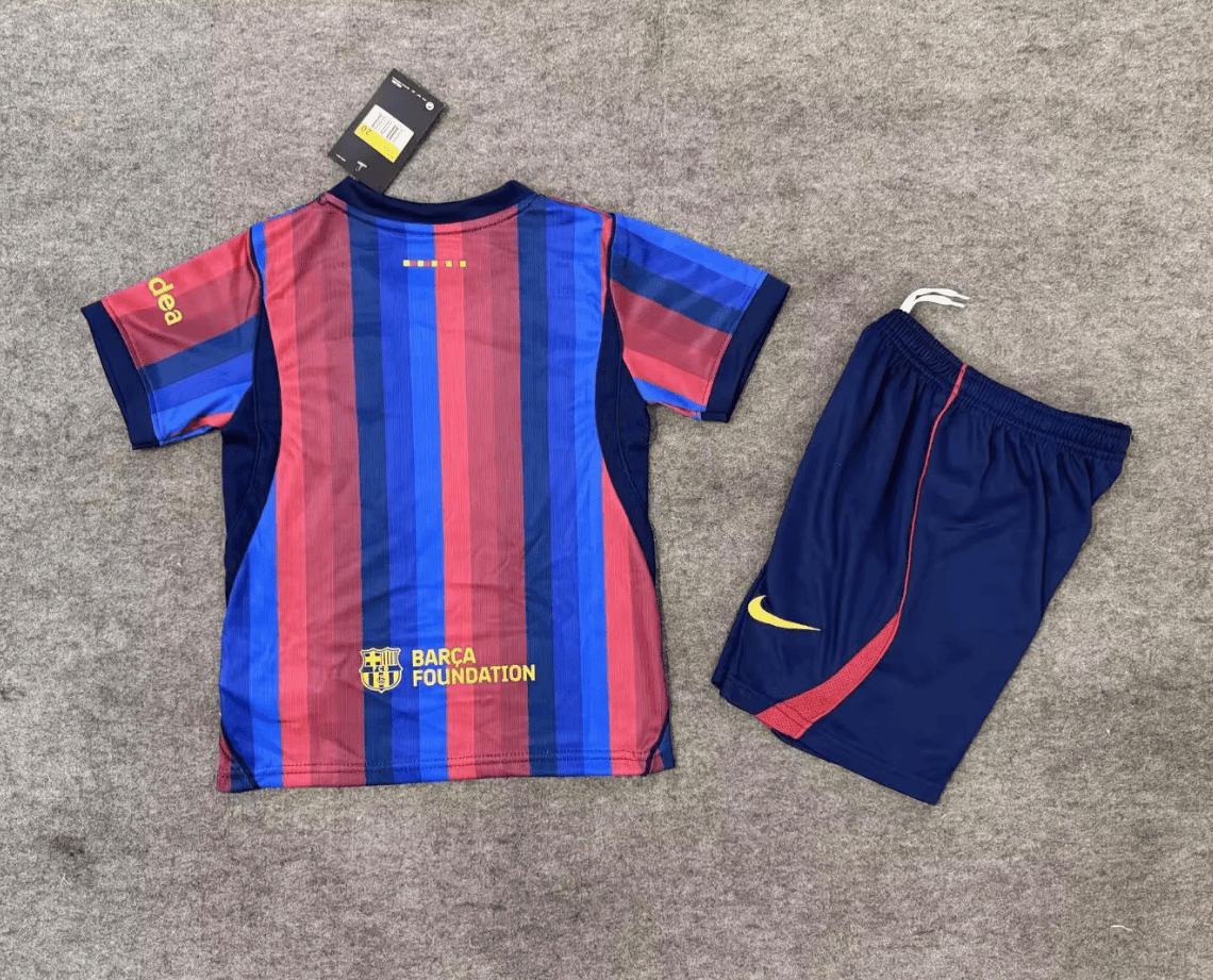 Barcelona 2026/2027 Kids Home Football Shirt - Image 2