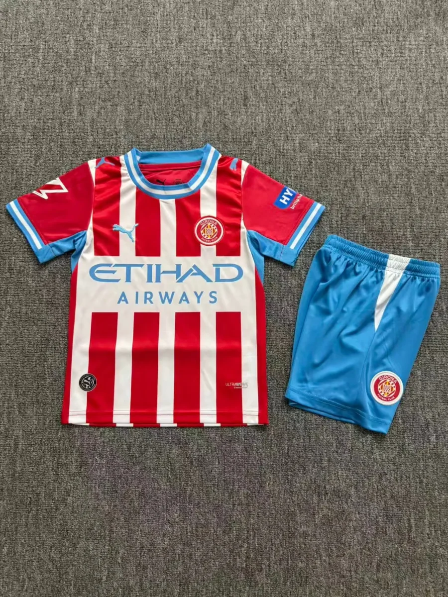 Girona FC 2026/2027 Kids Size Home Football Shirt 1:1 Thai Quality