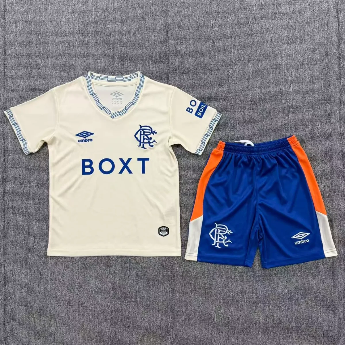 Rangers FC 2026/2027 Kids Size Away Football Shirt 1:1 Thai Quality