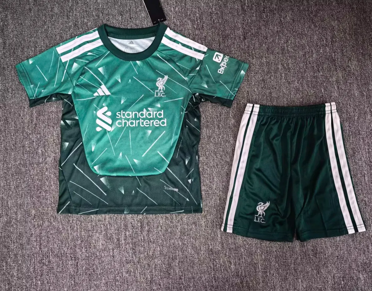 Liverpool 2026/2027 Kids Size Goalkeeper Soccer Jersey 1:1 Thai Quality