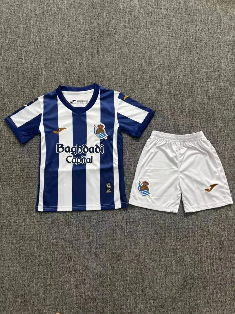 Real Sociedad 2026/2027 Kids Home Football Shirt