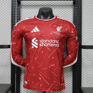 2026/2027 Player Long sleeve Liverpool Home Soccer Jersey 1:1 Thai Quality