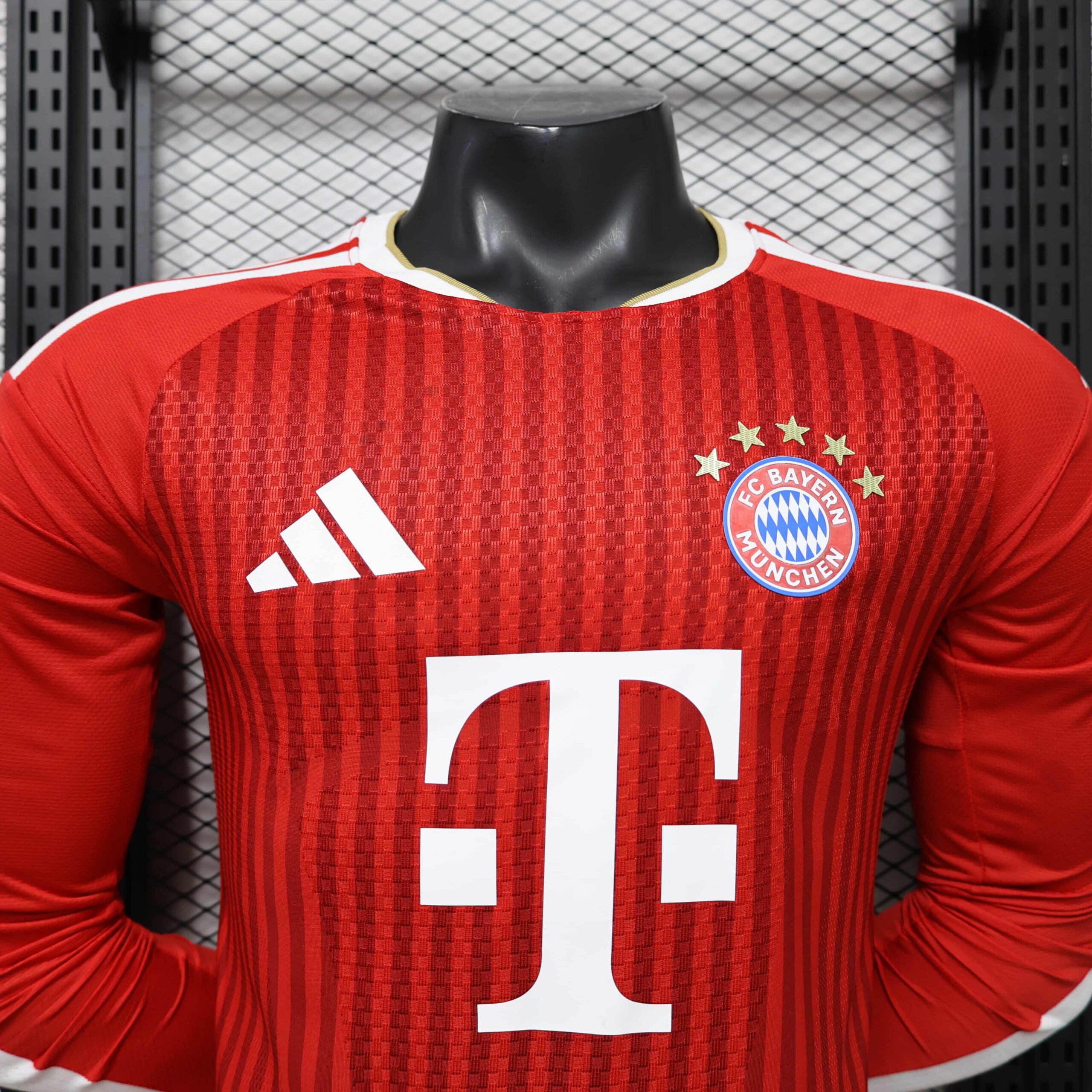 2026/2027 Player Long Sleeve Bayern Munchen Home Football Shirt 1:1 Thai Quality - Image 3