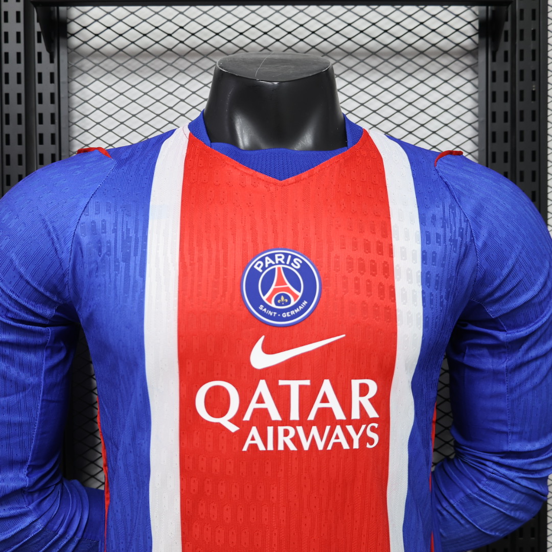 2026/2027 Player Long sleeve PSG Paris Saint Germain Home Soccer Jersey 1:1 Thai Quality - Image 3