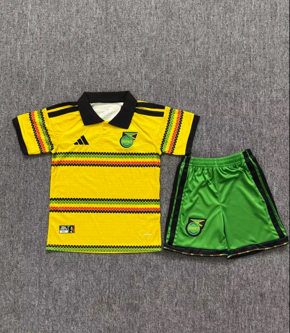 2026/2027 Kids Jamaica Home Football Shirt 1:1 Thai Quality