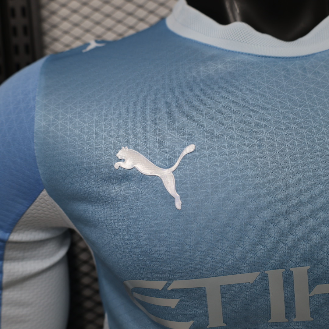 2026/2027 Player Long Sleeve Manchester City Home Football shirt 1:1 Thai Quality - Image 4