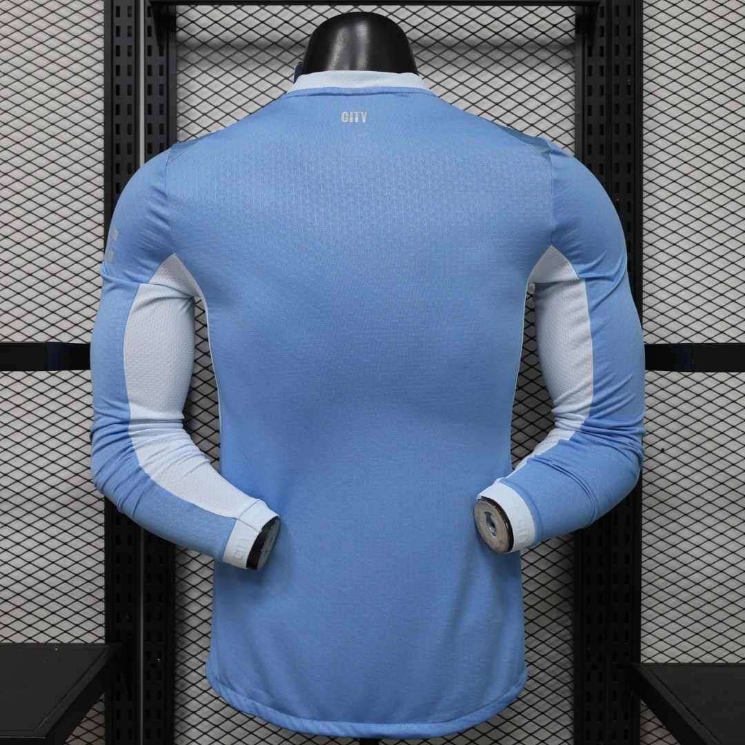 2026/2027 Player Long Sleeve Manchester City Home Football shirt 1:1 Thai Quality - Image 2
