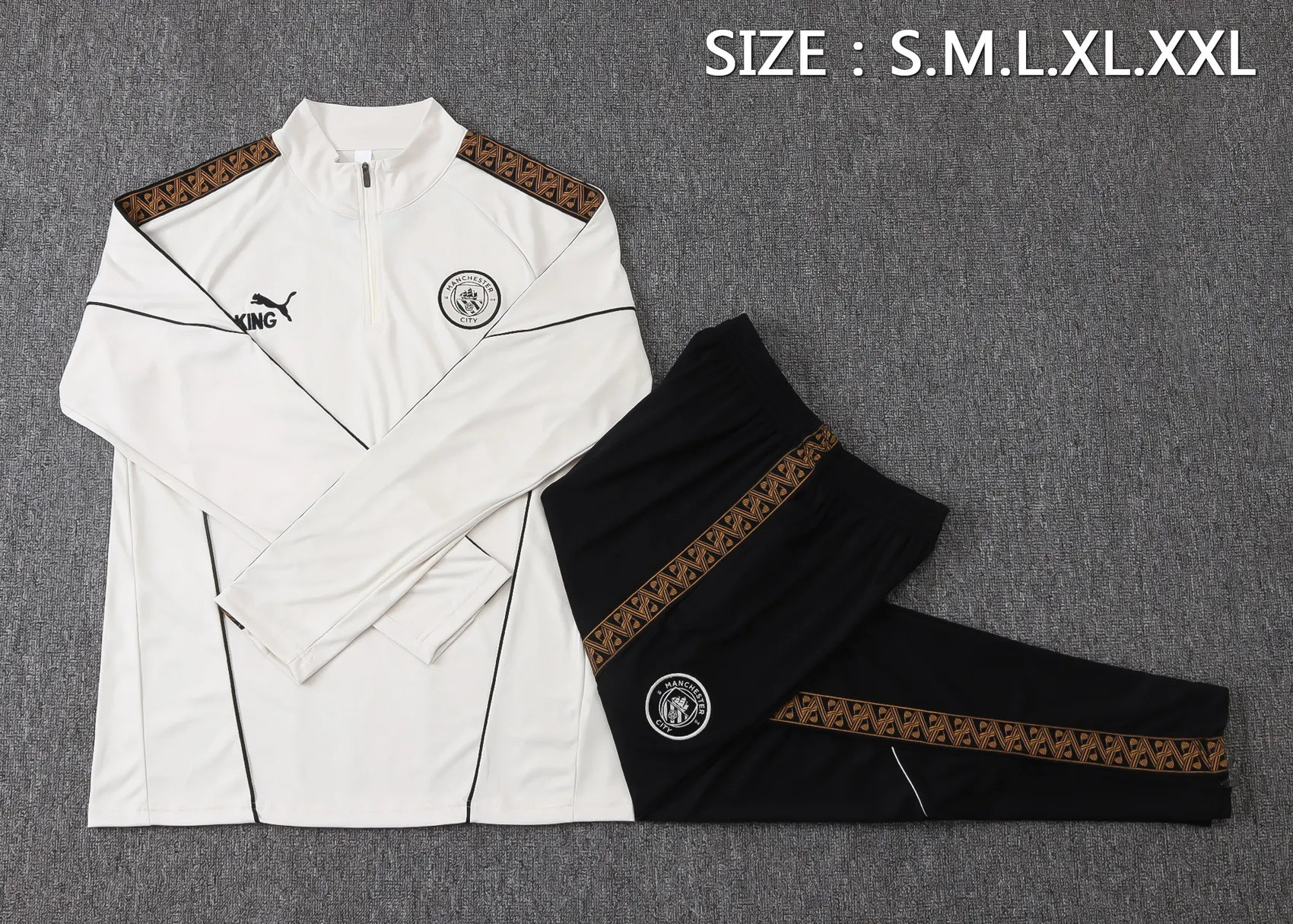 2026/2027 Manchester City Half-Pull Training Suit Football Shirt 1:1 Thai Quality Set - Image 7